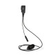 Zodiac mikrofon m/PTT och med 3,5 mm. uttak til D600 BT